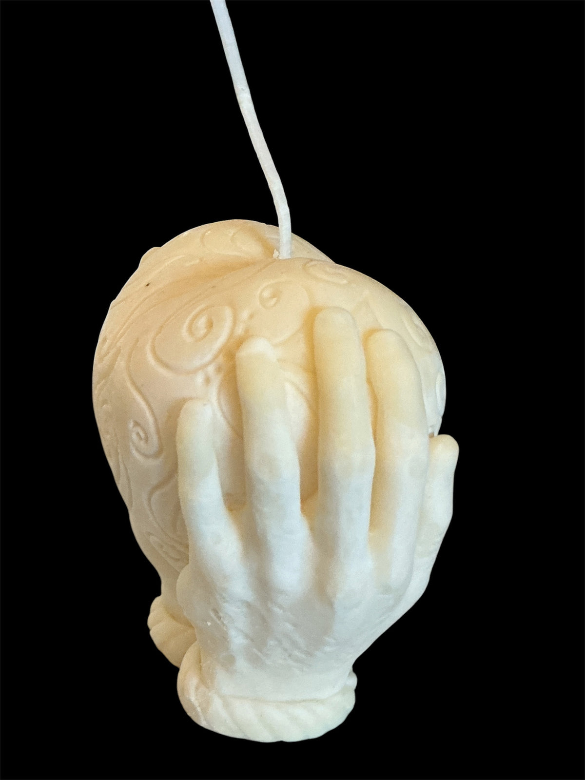 Hand Holding Heart - Banana Soy Wax Candle