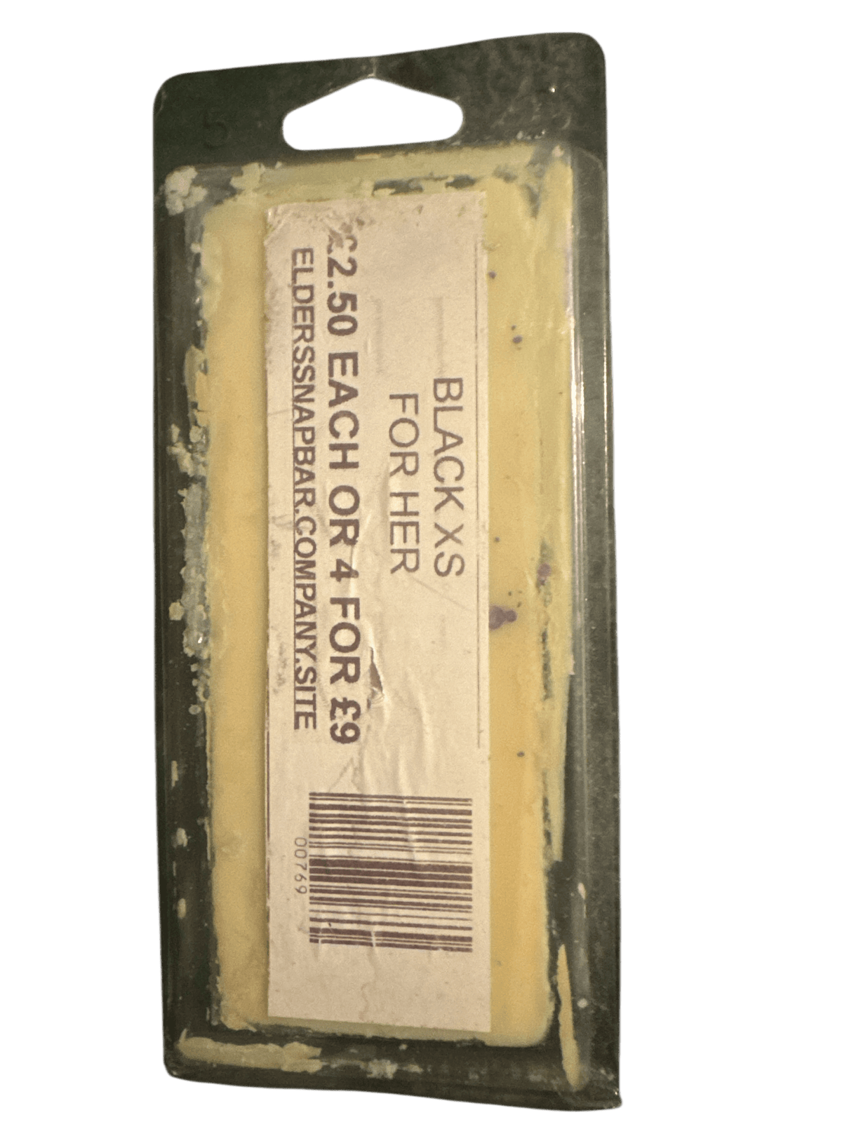 Black XS For Her Soy Wax Melt - Indulge in Luxurious Fragrance - Elders Snap Bar