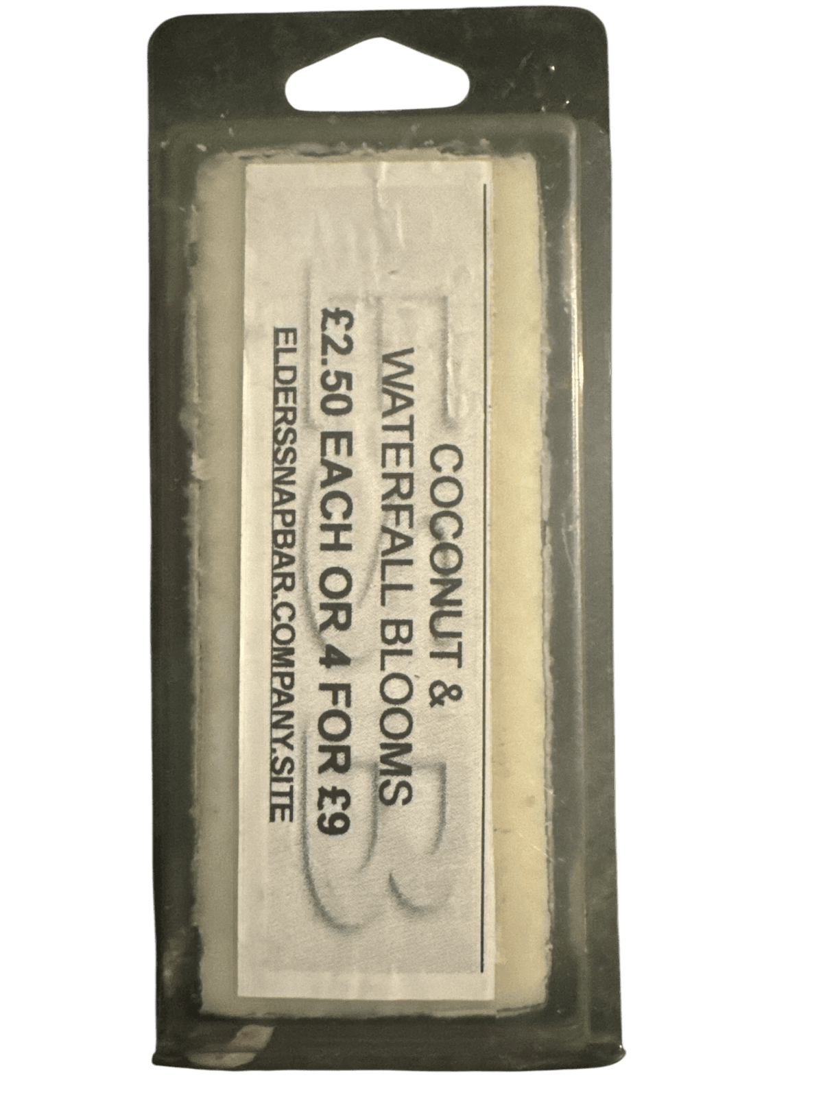 Coconut & Waterfall Blooms Soy Wax Melt - Elevate Your Space with Tropical Freshness - Elders Snap Bar
