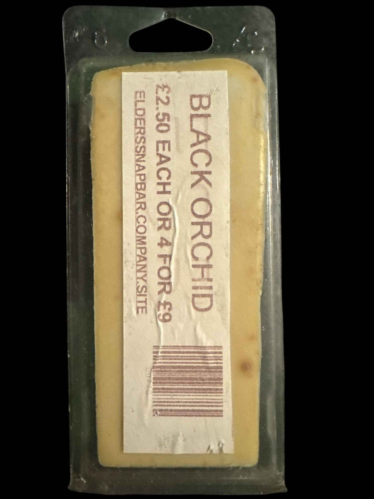 Escape into Luxury with Our Black Orchid Soy Wax Melt - Elders Snap Bar