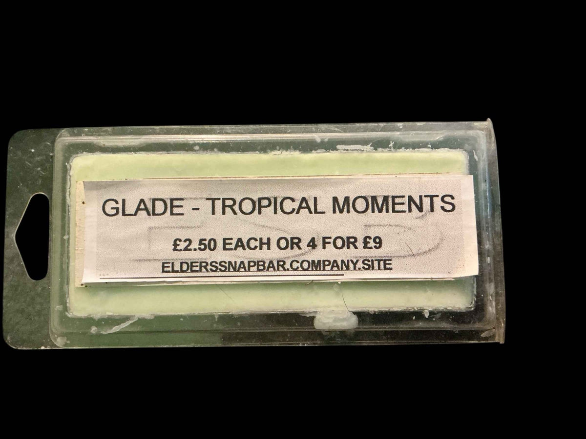 Glade Tropical Moments Soy Wax Melt - Elevate Your Senses with Exotic Fragrance - Elders Snap Bar
