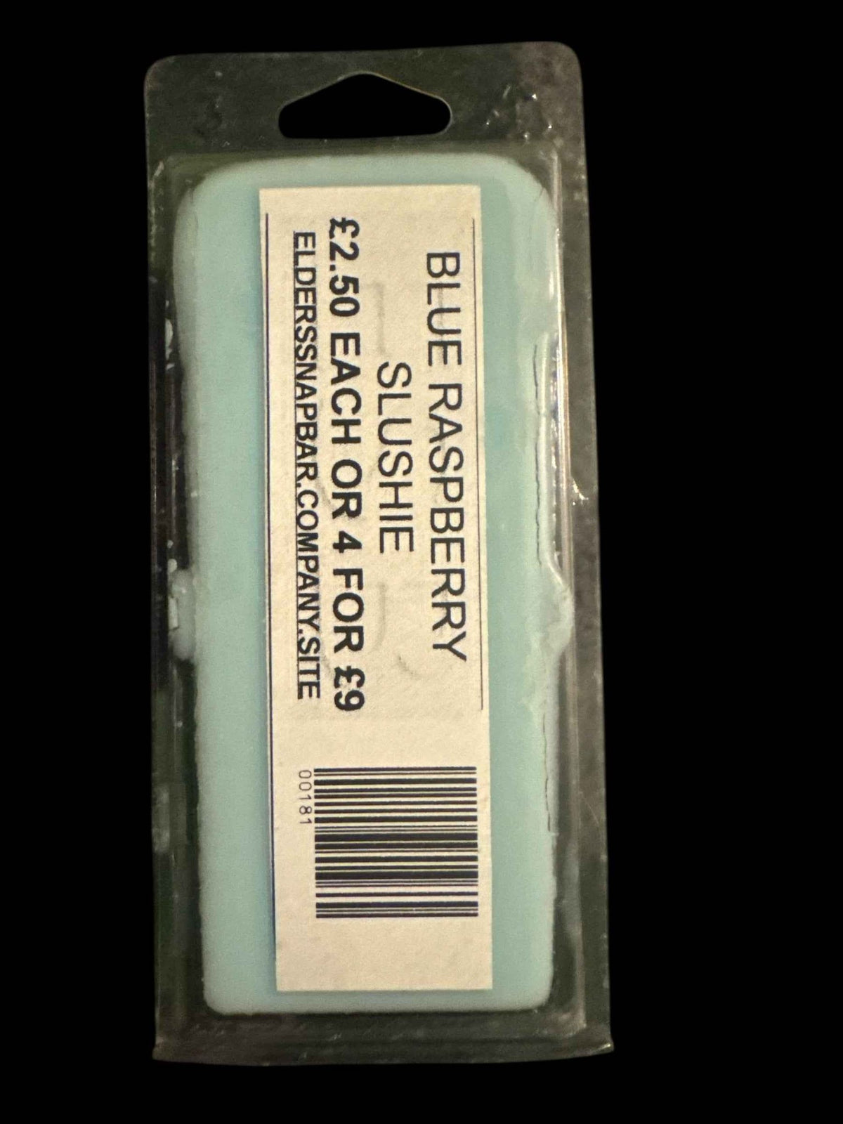 Indulge in Nostalgia with Our Blue Raspberry Slushie Wax Melt - Elders Snap Bar