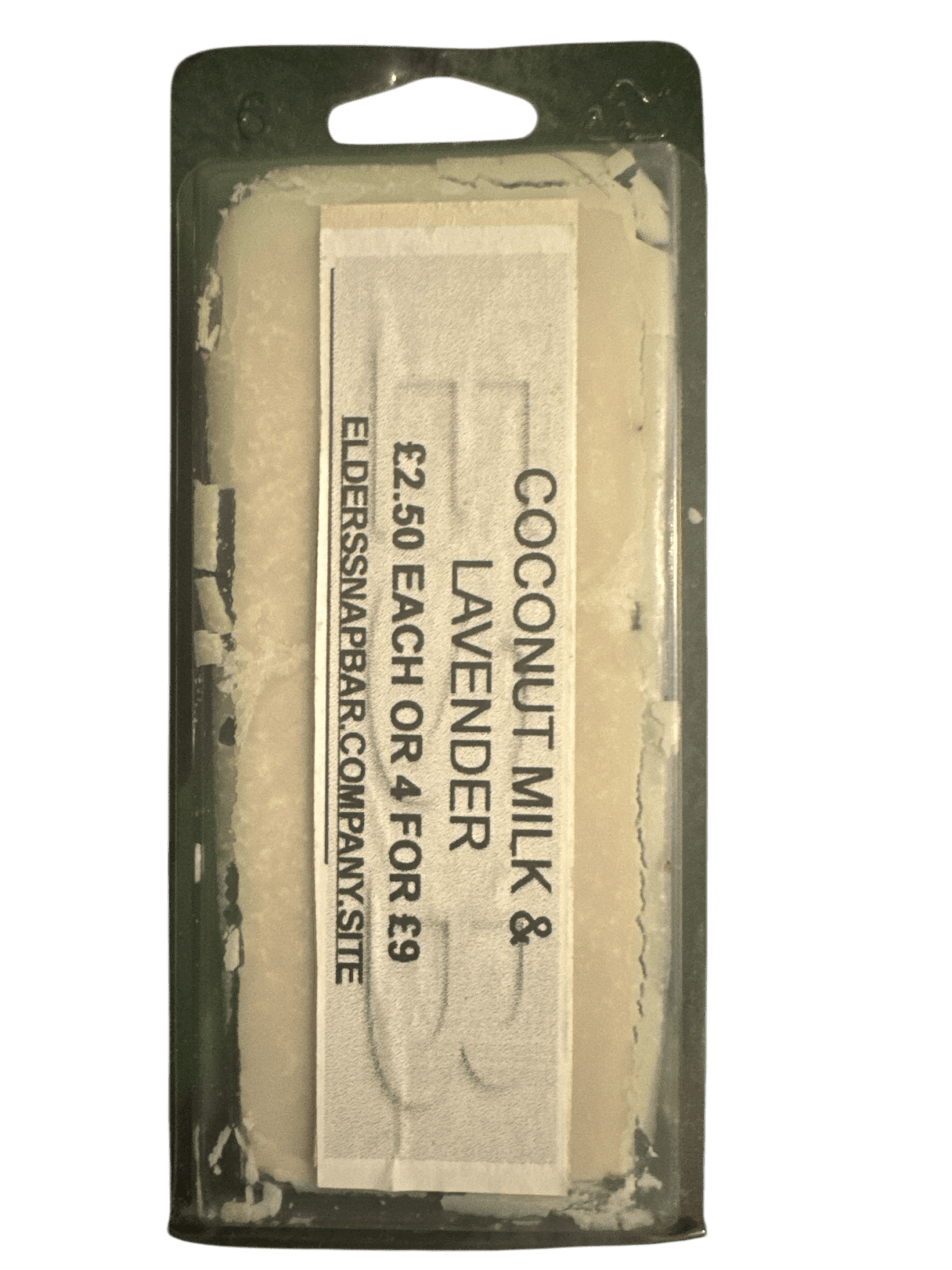 Indulge in Relaxation with Coconut Milk Lavender Soy Wax Melt - Elders Snap Bar
