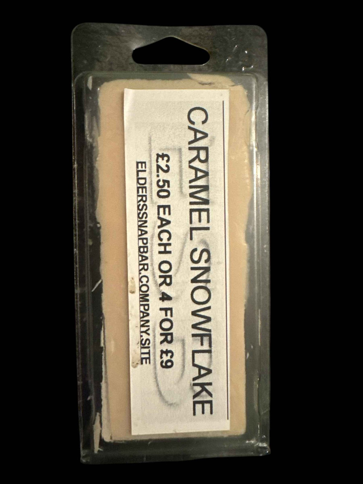 Indulge Your Senses with Caramel Snowflake Soy Wax Melt - Elders Snap Bar