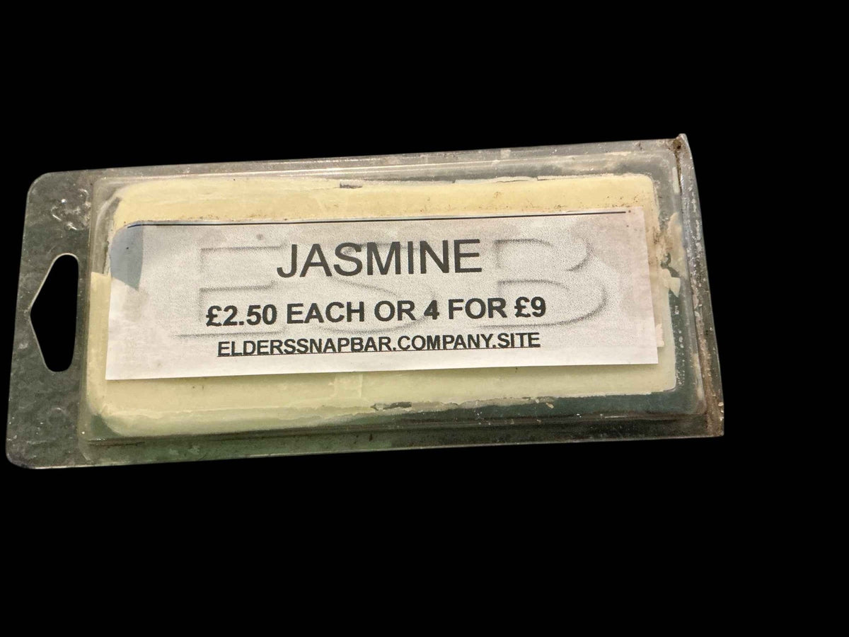 Jasmine Soy Wax Melt - Enchant Your Space with All-Natural Floral Fragrance - Elders Snap Bar